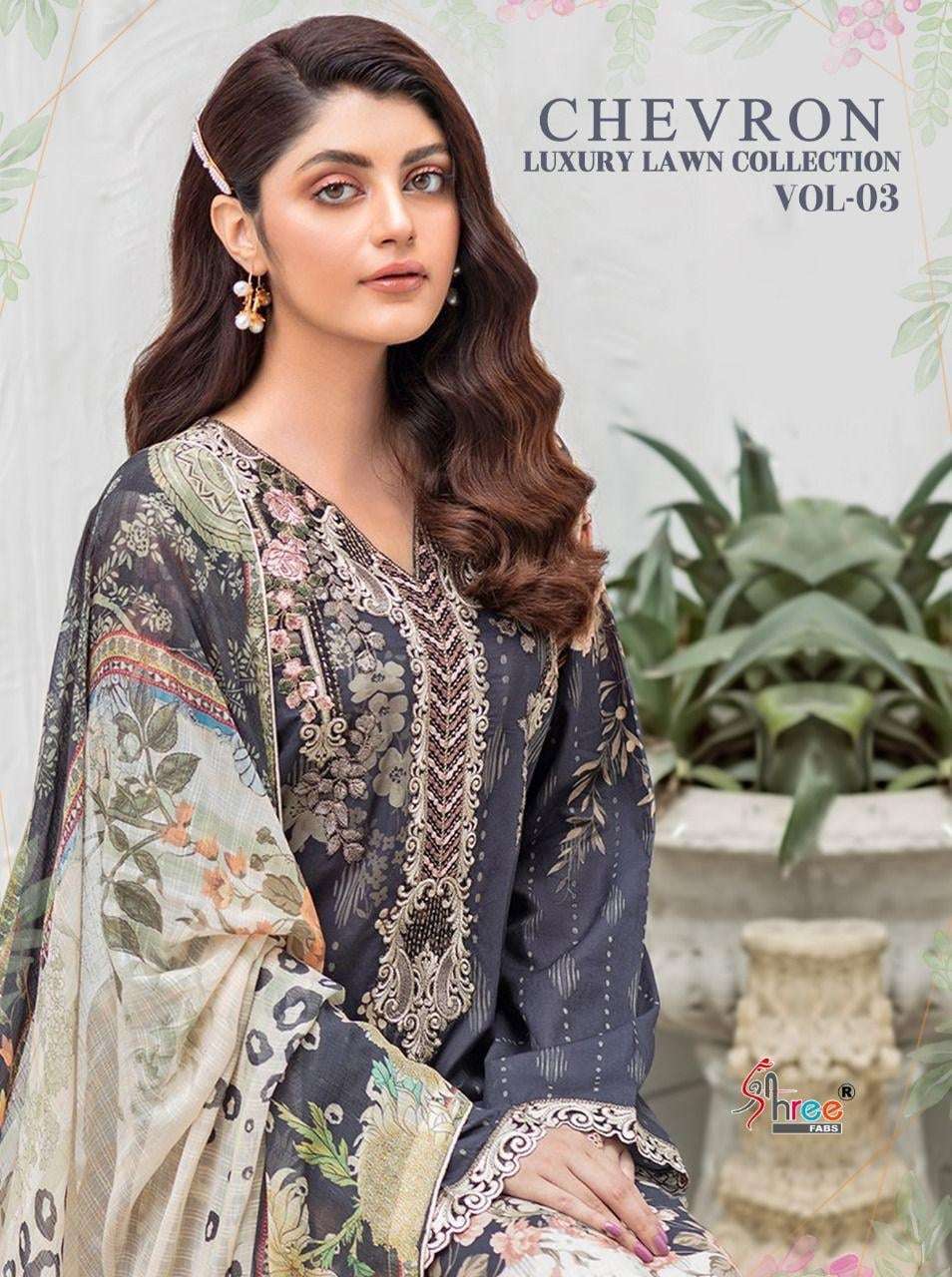 Shree Fabs Chevron Luxury Lawn Collection Vol 3